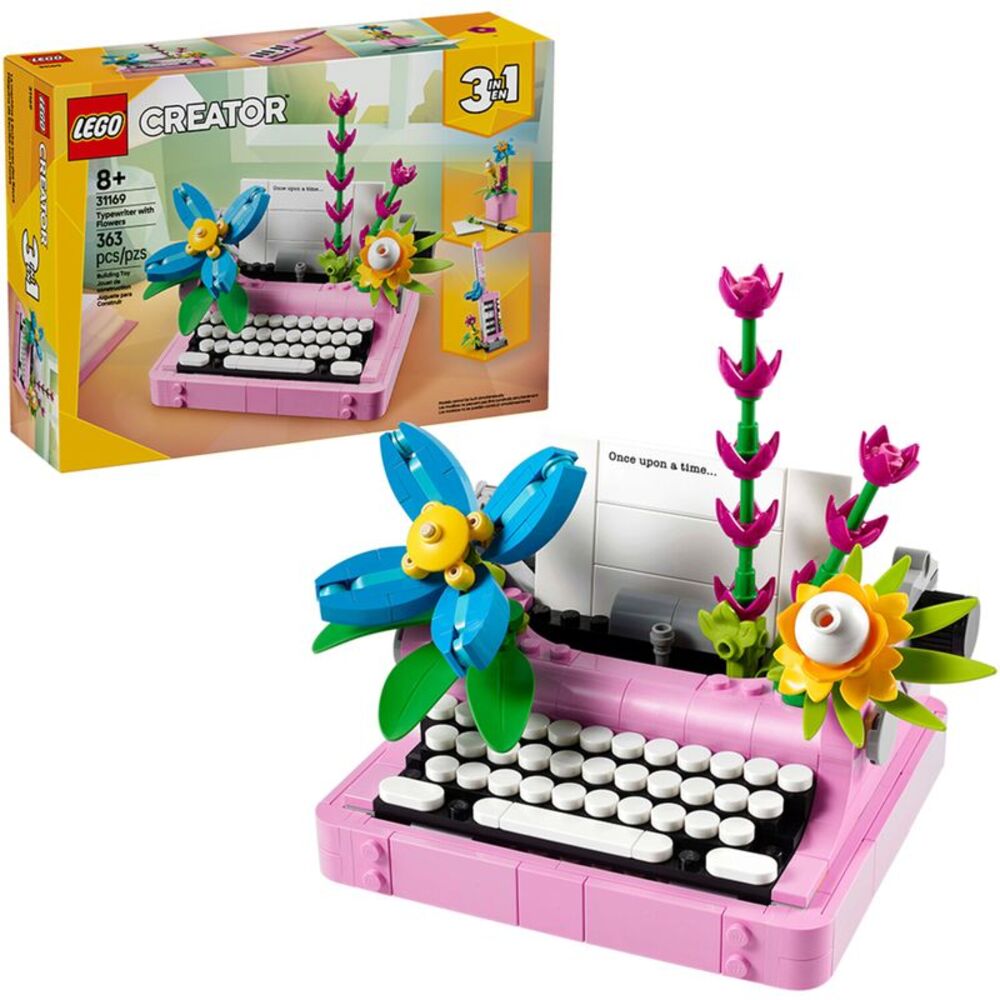 LEGO® Creator Typewriter with Flowers, 3-in-1 31169 COLLECTIBLES